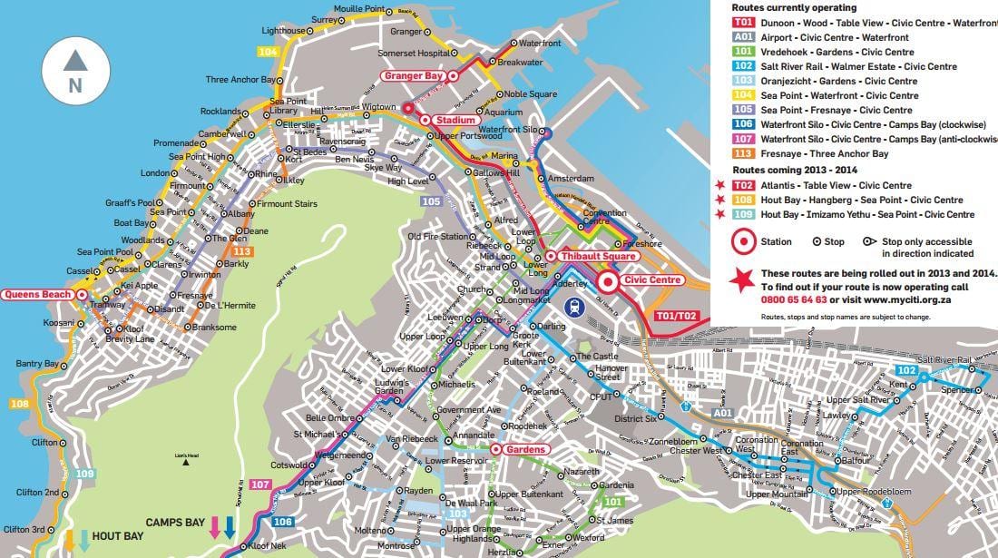 εμφάνιση χάρτη golden arrow διαδρομή του λεωφορείου