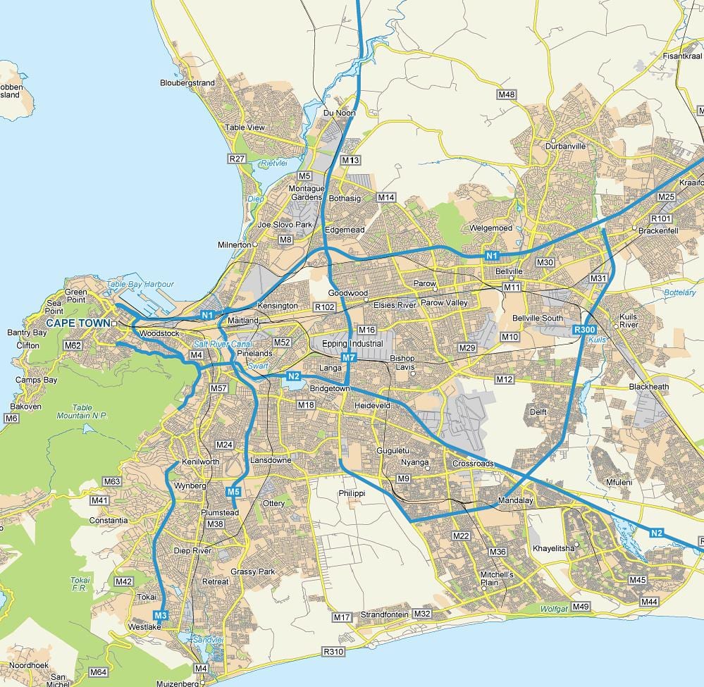 χάρτης της epping Κέιπ Τάουν