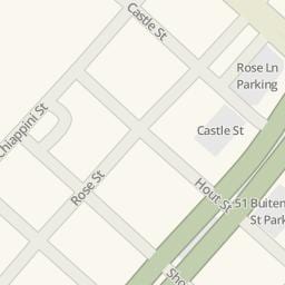 χάρτης της rose street Cape Town