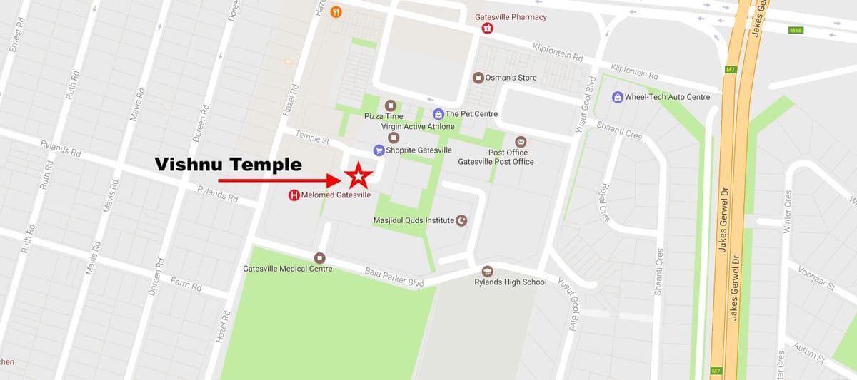 χάρτης της rylands Κέιπ Τάουν