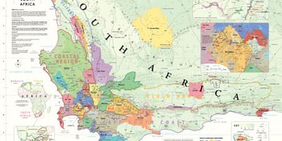 Χάρτης της franschhoek οινοποιεία