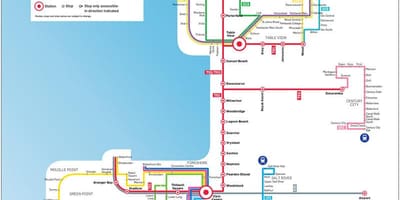 Κέιπ Τάουν myciti χάρτη διαδρομών