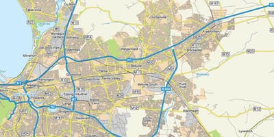 Χάρτης της οδικός χάρτης της bellville Κέιπ Τάουν