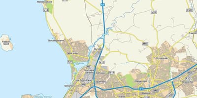 Χάρτης της dunoon Κέιπ Τάουν