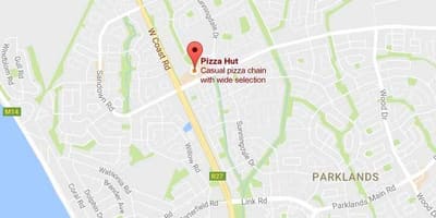 Χάρτης της sunningdale Κέιπ Τάουν