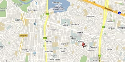 Χάρτης της πόλης: athlone Κέιπ Τάουν