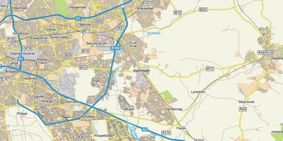 Χάρτης της blackheath Κέιπ Τάουν