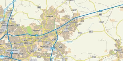Χάρτης της brackenfell Κέιπ Τάουν