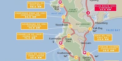 Χάρτης του πράσινου argus διαδρομή