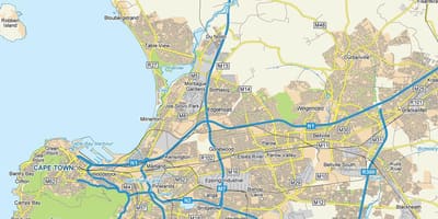 Χάρτης της edgemead Κέιπ Τάουν