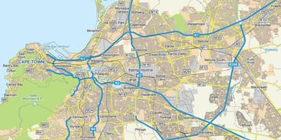 Χάρτης της epping Κέιπ Τάουν