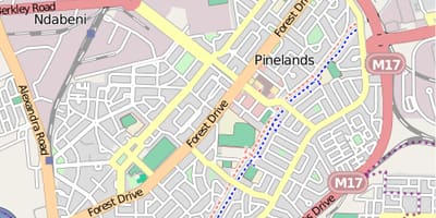Χάρτης της maitland Κέιπ Τάουν
