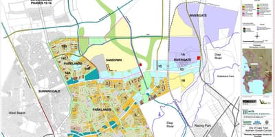 Χάρτης της parklands Κέιπ Τάουν 