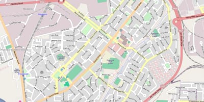Χάρτης της pinelands Κέιπ Τάουν